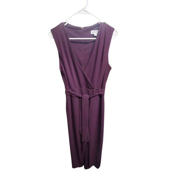 Shelby and Palmer Sleeveless V Neck Split Flare Leg Jumpsuit, Size 14 - Picture 2 of 12